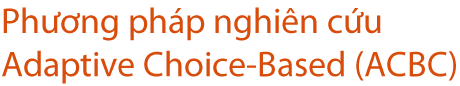 Phương pháp nghiên cứu kết hợp Adaptive Choice-Based (ACBC)